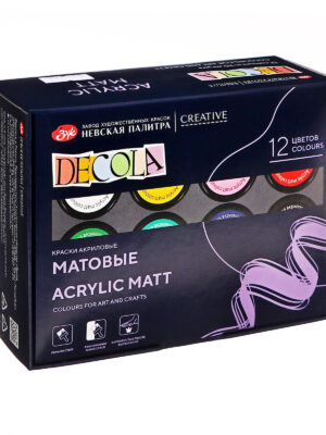 Set acril mat Decola 12*20 ml