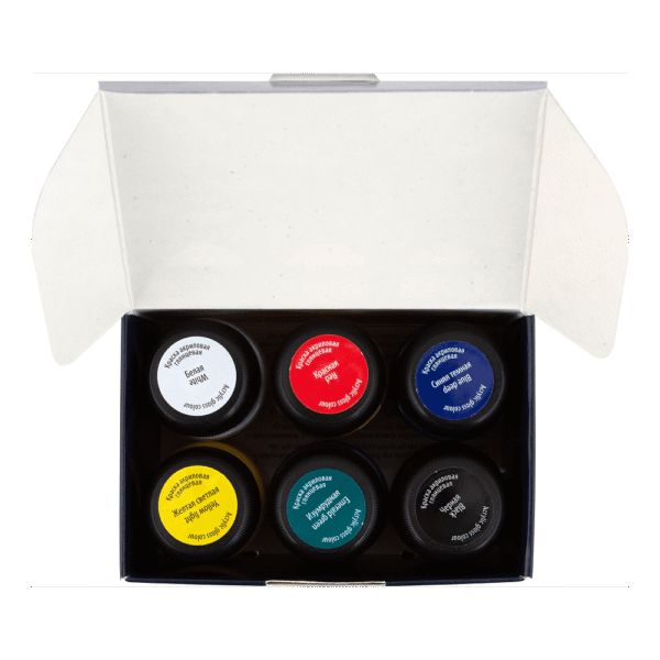 Set acril lucios Decola 6*20 ml