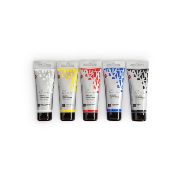 Set culori acrilice Sonet 5 x 75ml