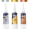 Set linere acrilice textile, metalice Decola 3*18 ml