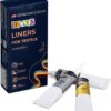 Set linere acrilice textile, metalice Decola 3*18 ml