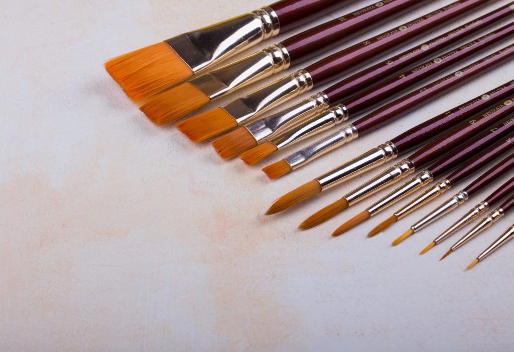 Pensula sintetica Decola plata