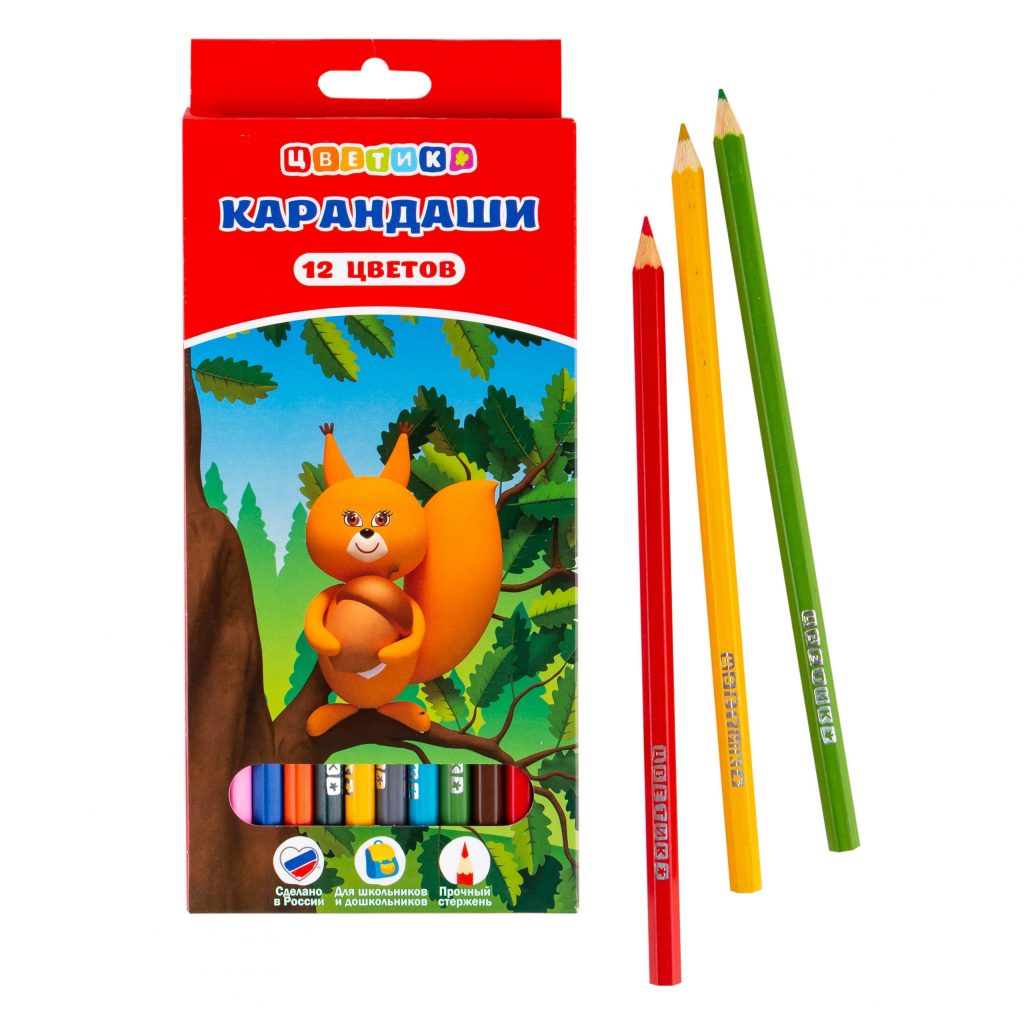 Set creioane colorate Tvetic, 12 culori 37411401