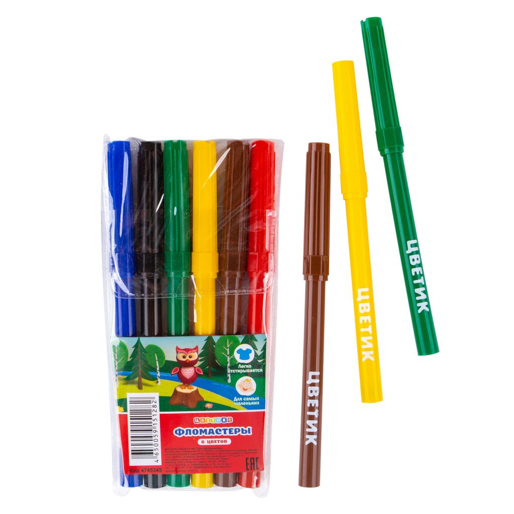 4745345 Set carioci "Tvetic", 6 culori