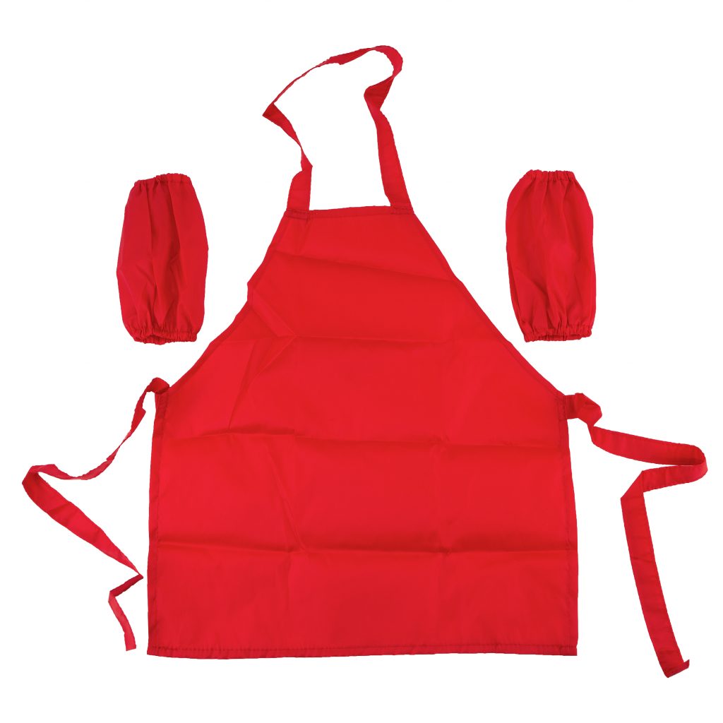 Șorț Tvetic cu maneci, 470*500, rosu (poliester) 5745789