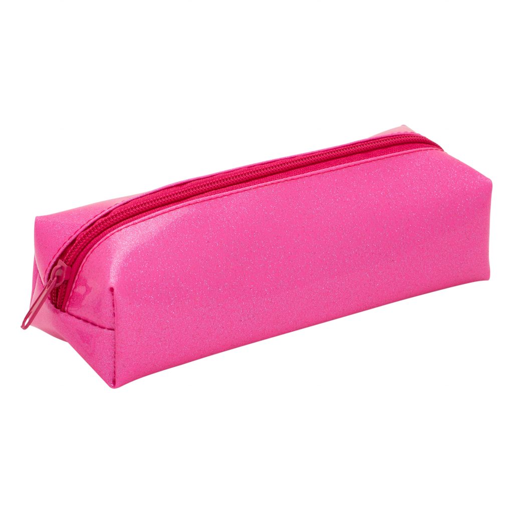 2191485 Пенал-косметичка на молнии с блестками, "Я-Художник!", малиновый 2191485