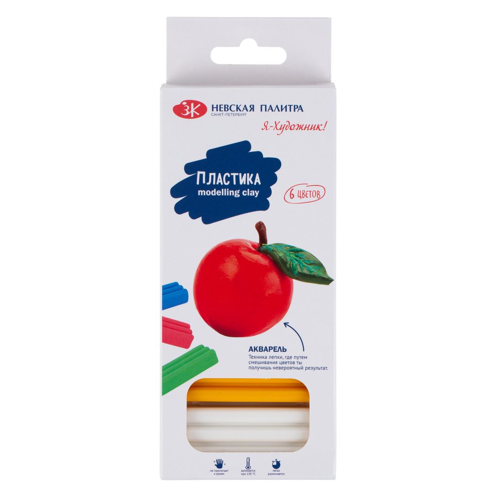 222411507 Set plastica Я - Художник! 6 culori, 120gr 222411507