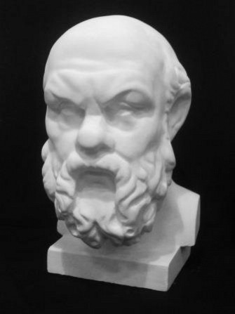 Голова Сократа, гипс. 10-103 - Art Atribut