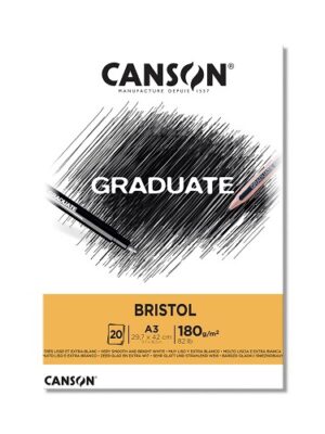 Блок Cangrad Bristol, ''Canson'', 180г/A3 20 листов. C400110384
