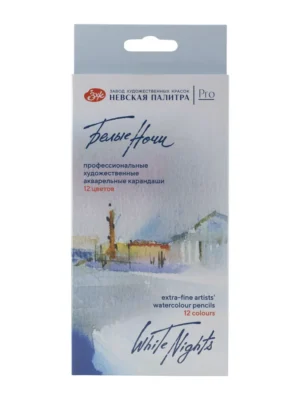 Set creioane acuarelabile "White Nights" 12 buc.