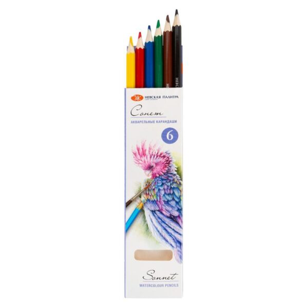Set creioane acuarelabile "Sonet" 6 culori. 81411435