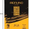 Блокнот для эскизов на спирали Fabriano “Schizzi” А5 60 л., 90г.