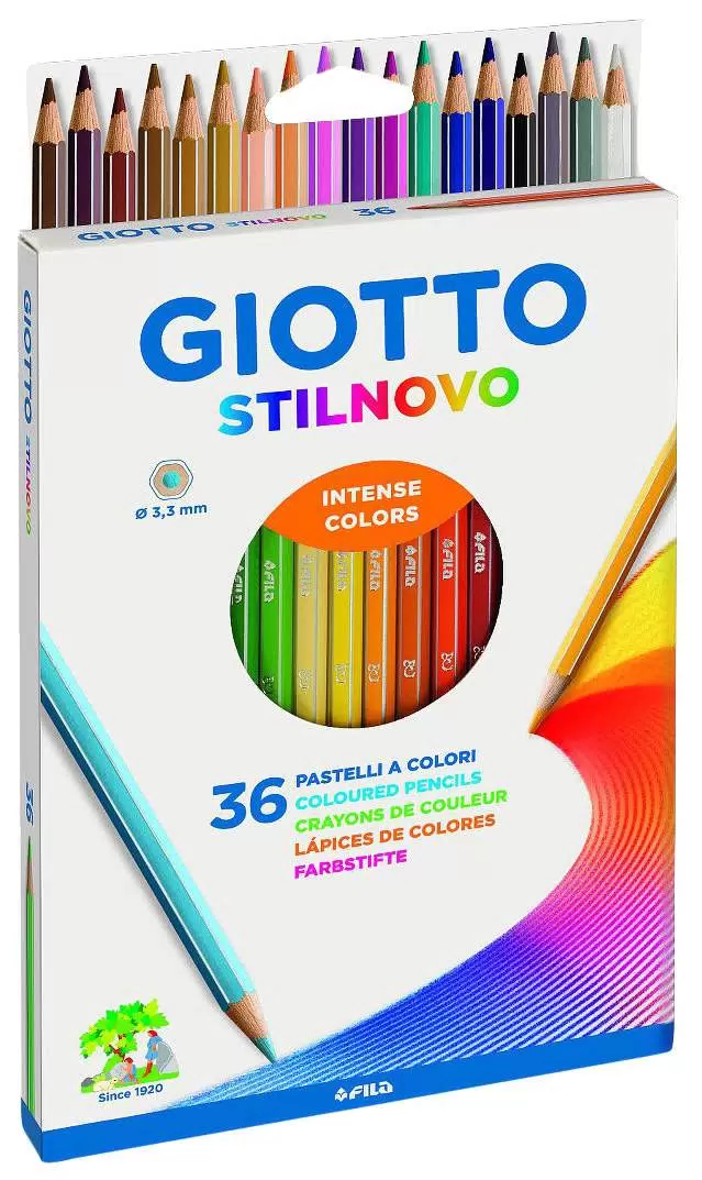 100024878488b0 36 cul Набор цветных карандашей GIOTTO Stilnovo, 36 цветов в коробке.