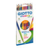 Набор цветных карандашей Giotto Stilnovo Bicolor 12 шт - 24 цвета