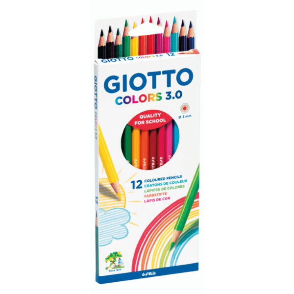 Set creioane Giotto Colors 3.0 12 buc.