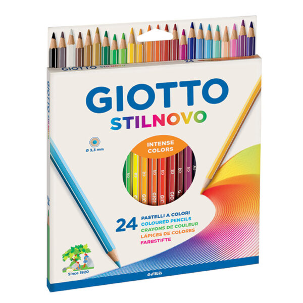 Set creioane Giotto Stilnovo 24 culori.