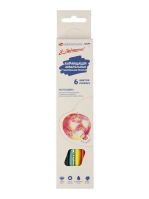 Set creioane acuarela "Я-Художник!" 6 culori carton