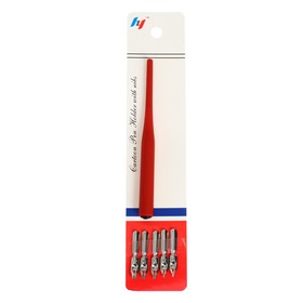Set penite pentru caligrafie 5buc+toc