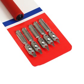 Set penite pentru caligrafie 5buc+toc
