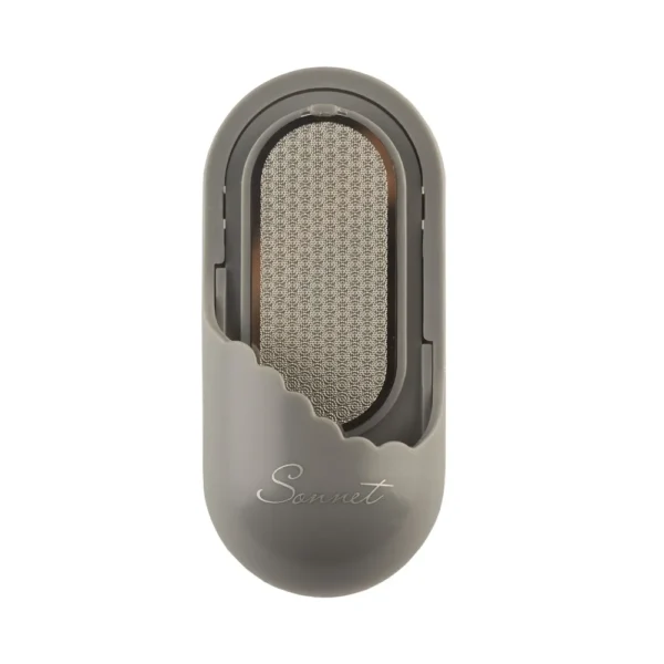 Ascutitoare-smirghel cu clema "Sonet" 9,5x3,8cm gri