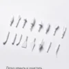 Set ebosoare 8 buc plastic