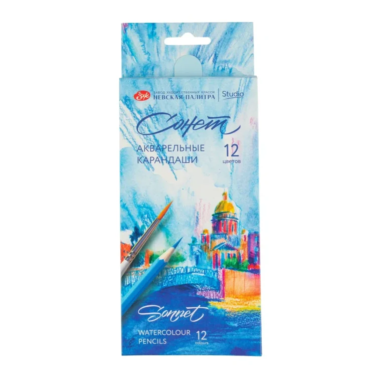 81412384-1-750x750 Set creioane acuarelabile "Sonet" 12 culori