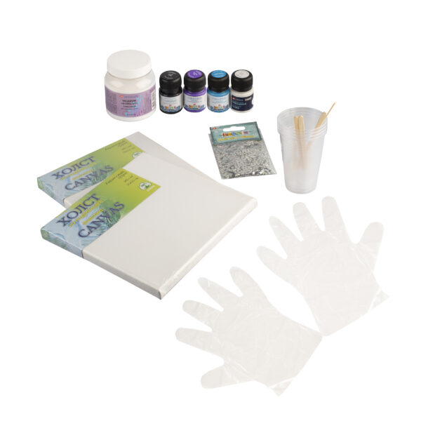 Set pentru creativitate Decola Fluid-Art  "Cosmos"