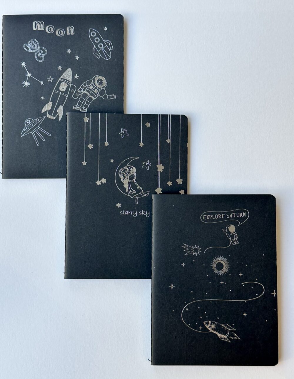 Carnet file negre A6