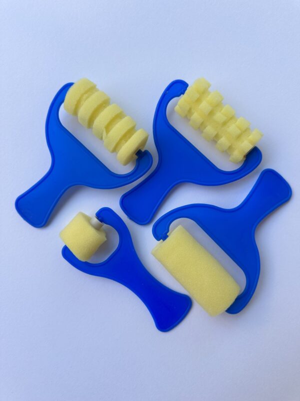 Набор фигурных валиков  поролоновые, 4 штк.