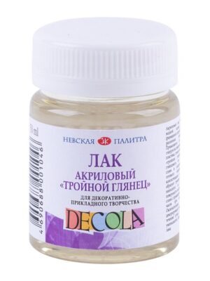 Лак акриловый тройной глянец "Deсola" 50мл