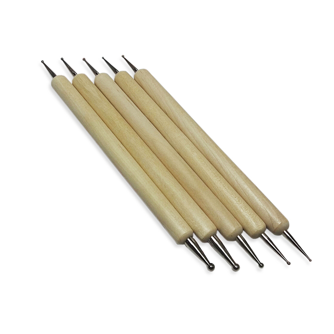 Набор инструментов для тиснения 6штук.