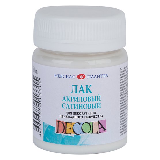 Лак акриловый сатиновый "Deсola" 50мл