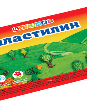 Пластилин «Цветик», 6 цветов,90грм.