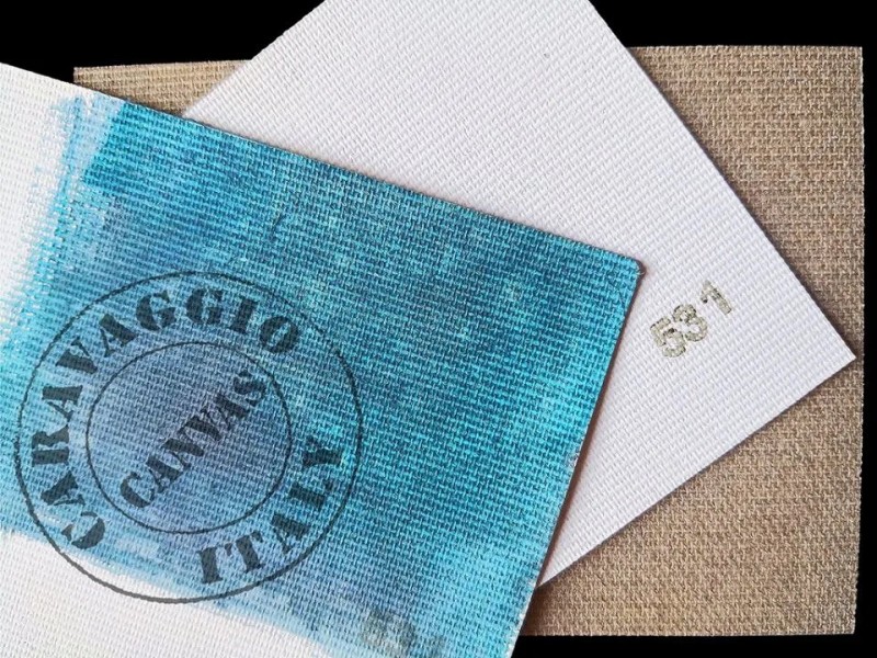 426426 Хлопковый холст грунтованный 280г/кв.м в рулоне 1м * 2.10м,.