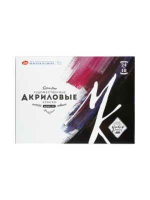 123412631 Set culori acril Master Klass 24*18 ml