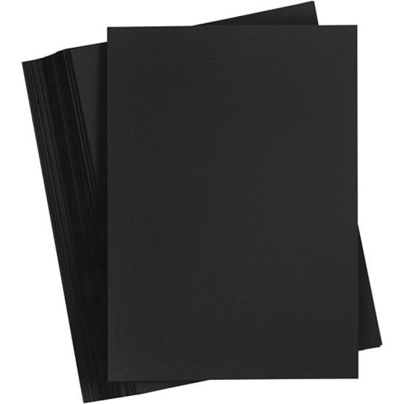 51eg8y23df Цветная бумага COLORE A4 200г/м² черная