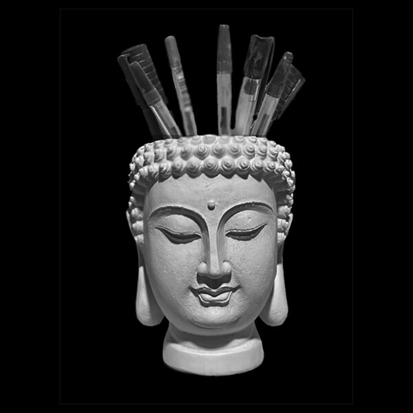 d134963282914l Ghiveciul decorativ din gips „Buddha”