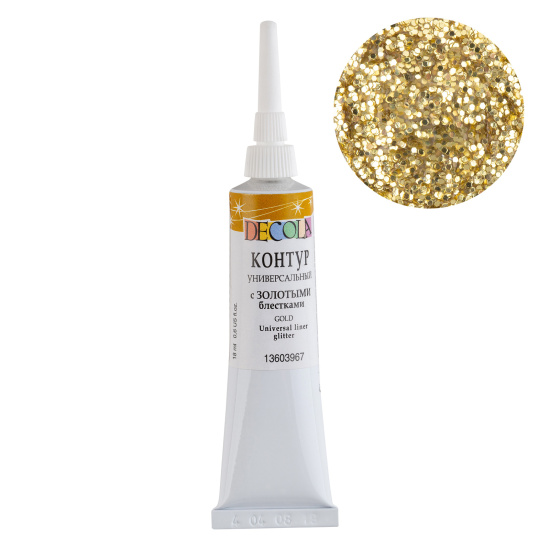 Aur cu straluci contur universal Decola 18 ml